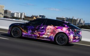 Evangelion-Inspired Car Wraps: Merging Anime Aesthetics with Automotive Art