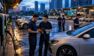 The Math That Makes Taxi Fleets Switch to Electric in High-Fuel Cities